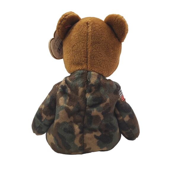 Ty Beanie Babies Hero Military Bear USO Vintage Military Support Bears - Picture 4 of 10